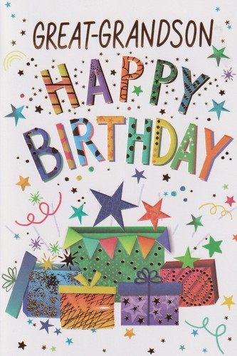 Great grandson birthday - great-grandson,