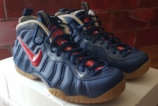 Nike Foamposite Pro Trainers UK 10 45 Blue Red CJ0325-400 Blue Void USA