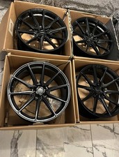 Vossen HF3 Black Alloy Wheels - 21 inch - 9.5 front 11 Rear