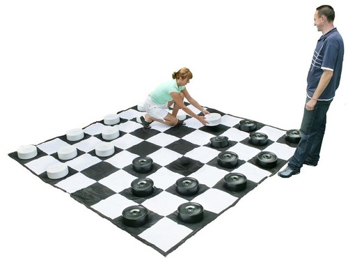 Garden games giant - giant, draughts