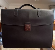 Mulberry black leather briefcase bag