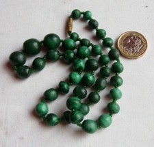 Vintage graduated malachite
