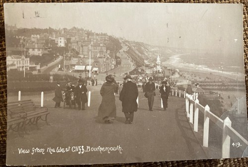 1913 rppc view - rppc,