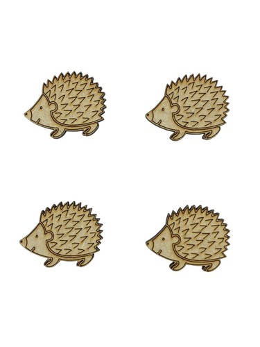 16x hedgehog with detail - hedgehog, 3cm