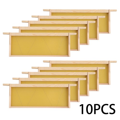 10x national beehive wired wax - national,