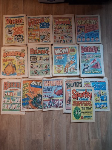 Vintage comic collection job - vintage,