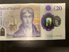 Rare  Uncirculated. £20 Note