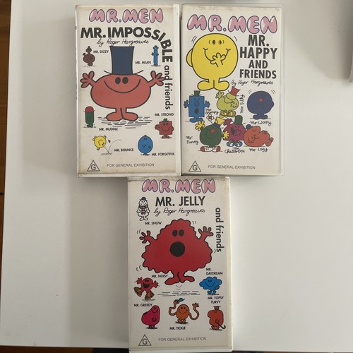 Vintage men mr happy - 3x,