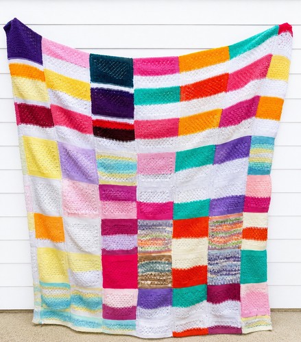 Handmade knitted patchwork - knitted,