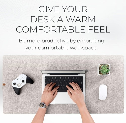 Nordik large felt desk - felt, mat