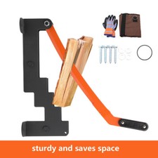 Hand Splitting Kindling Wood