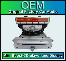 BMW Mini Cooper Boost CD MP3 car stereo radio with display Mini R56 SILVER