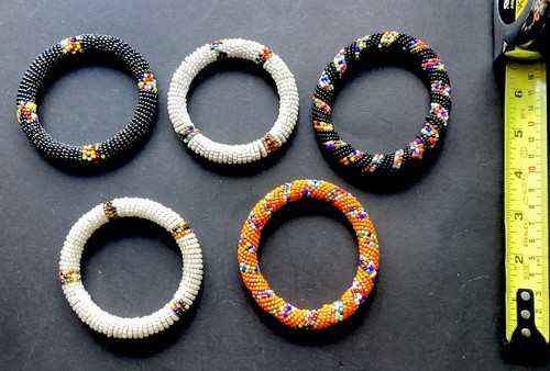 African beaded maasai - beaded,
