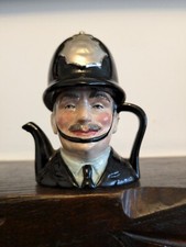 vintage Artone pottery miniature policeman tea pot