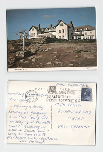 Postcard lands end - postcard,