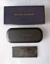 Black Polo Ralph Lauren Glasses Case & Cloth - Boxed - Old Stock / Ex Display