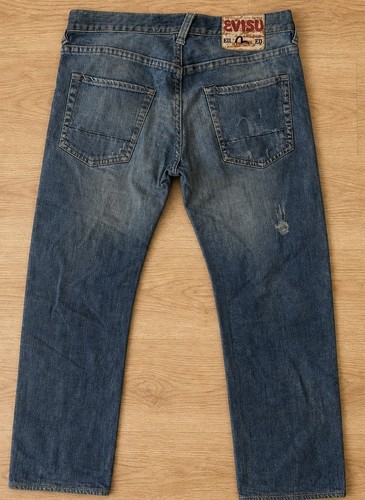 Evisu men blue jeans vintage - blue,