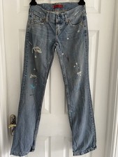 Levi's Eve Blue Square Cut