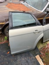 2010 FORD FOCUS MK2 FaceLift Rear Door Silver Paint Code CHILL Left Passenger