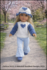 KNITTING PATTERN OG22 FOR 18"