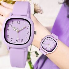 Silicone Quartz Wristwatches Stainless Steel Ladies Watches Women Watch