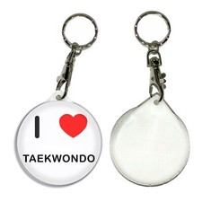 Taekwondo I Love Heart Key