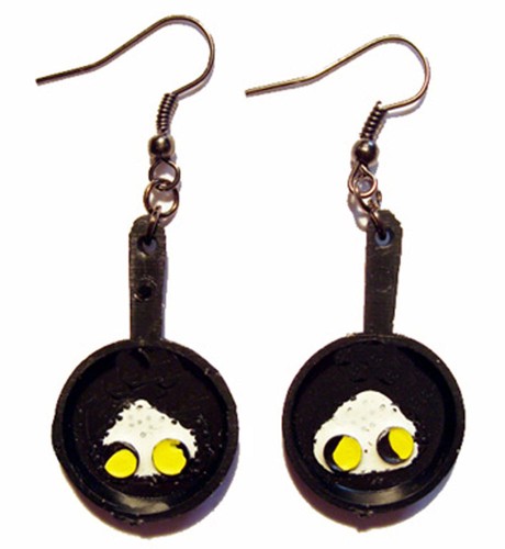 Funky vintage frying pan fried - funky,