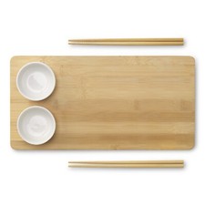 Premium Bamboo Sushi Serving