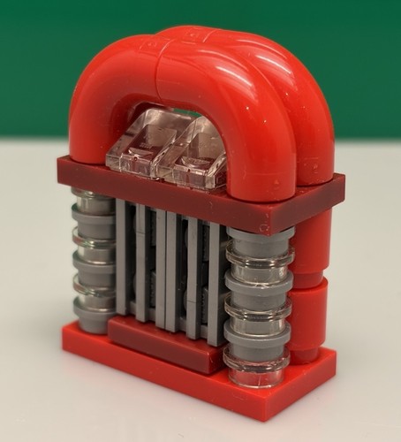 Lego red jukebox - red,