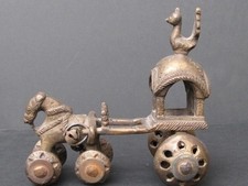 Horse And Cart On Wheels In
