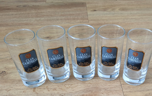 Glass whisky black - glass,
