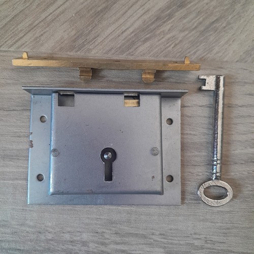 Large steel brass coffer - steel, chest