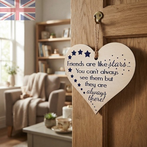 Shabby chic heart plaque with - heart,