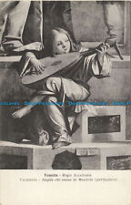 R650106 Venezia. Regia Accademia. Angelo Che Suona la Mandola. Particolare. Carp