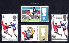 1966 Football World Cup Set Including Cup Winners Stamp Unmounted Mint MNH