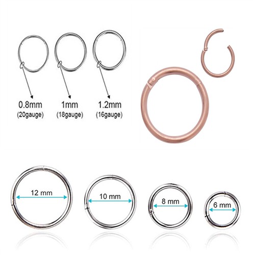 Surgical steel nose ring - surgical,