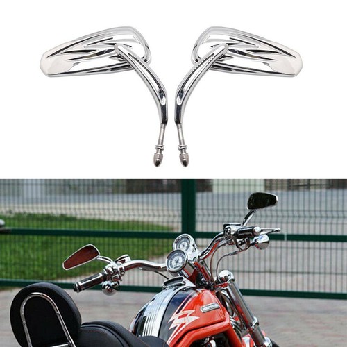 Motorcycle chrome rearview - chrome,