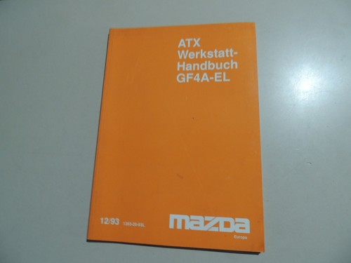 Mazda xedos workshop manual - xedos, 9