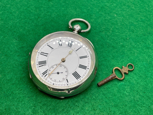 Sterling silver gents pocket - sterling,