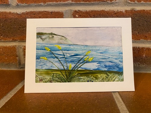 Original encaustic art - encaustic,