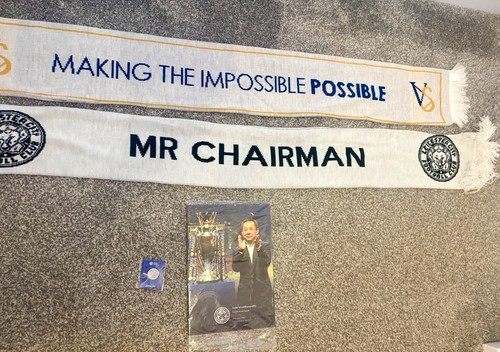 Leicester city vichai tribute - city,