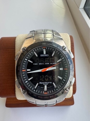 Seiko sportura world timer - seiko,
