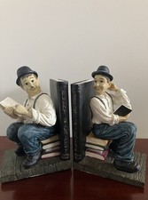 Laurel and Hardy Bookends/Ornaments by Sculpture UK.