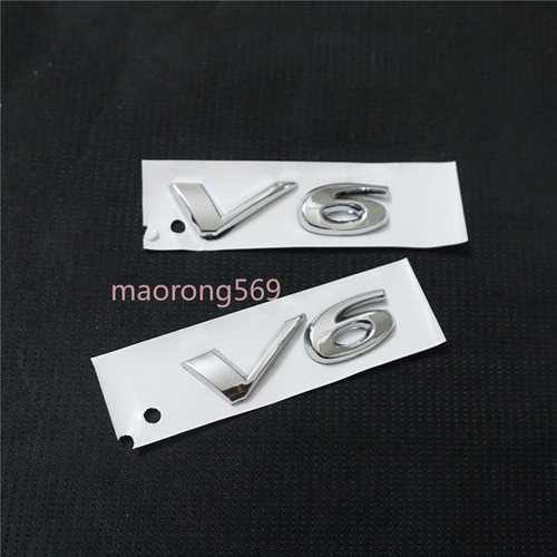 Chrome silver plastic - 2x, v6