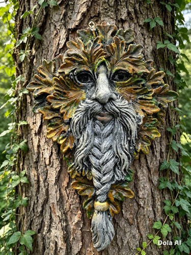 403 green man greenman wall - ~,
