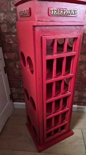 Wine rack telephone box - rack.,