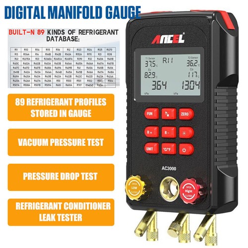 Refrigeration digital manifold - refrigeration,
