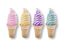 4 Flavor Burst Soft Serve Ice