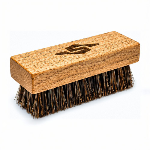 Horsehair shoe brush soft - horsehair,