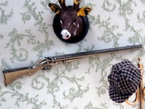 Antique double shotgun dolls - antique,